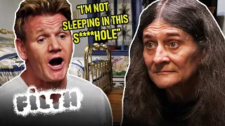Hotel Owner Doesn't Clean Up DIARRHEA On The Carpet | Hotel Hell | Full Episode | Filth