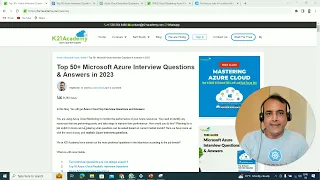 Top Azure Interview Questions 2023: How to Prepare & Succeed | Azure Training | K21Academy