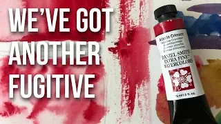 Alizarin Crimson - Daniel Smith Watercolors | The Paint Show 48