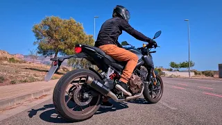 Honda CB650R - Stock Exhaust VS MIVV GP PRO Carbon