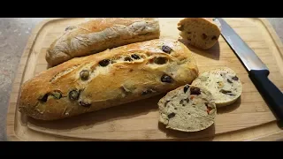 No-Knead Mediterranean Olive Bread… super easy… 5 Star restaurant quality (updated)