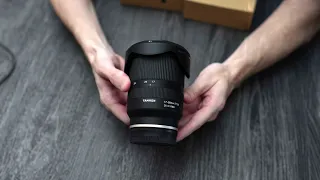 Unboxing Tamron 17-28mm F2.8 Lens for Sony (No Commentary)