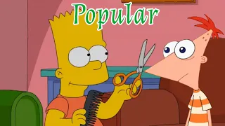 Bart and Phineas Popular