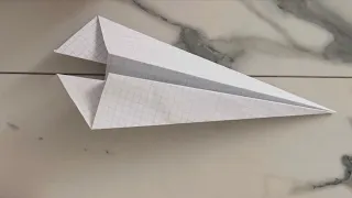 Оригами. Самолетик. #оригами #бумага #бумажный #самолет #самолетик