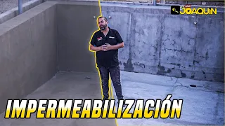 Ep 11 - CÓMO HACER UNA PISCINA PASO A PASO - IMPERMEABILIZACIÓN