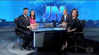 Apresentação de Fabian Londero e Aline Ferreira no Jornal Nacional - Globo (11/10/2019)