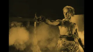 Die Nibelungen:Siegfried's Death (1924) by Fritz Lang, Clip:’gay’ vibe Siegfried forges a huge sword