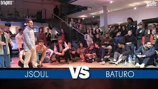 SNIPES FUNKIN STYLEZ 2019 - Popping Best 8 - J SOUL vs. BATURO