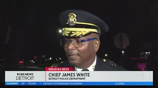 Detroit Police Chief White speaks on shooting that injured 2 MSP troopers