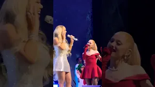 🎶 Mariah Carey, Ariana Grande & Jennifer Hudson Sing “Oh Santa” in NYC, 2023 #shorts