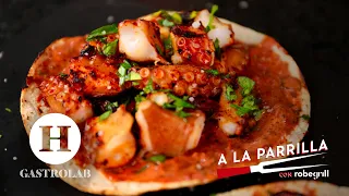 ¿Cómo hacer unas deliciosas tostadas de pulpo a la parrilla? | Receta fácil con RobeGrill