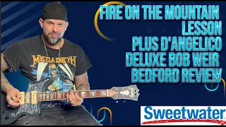 Bob Weir D'Angelico Deluxe Bedford Review PLUS Fire on the Mountain Guitar Lesson