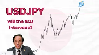 USDJPY price action analysis. Will the BOJ intervene?