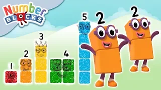 @Numberblocks- Stampolines, Double Trouble & More Adventures! | Learn to Count