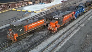 Cleveland Cliffs Steel Mill Trains at CP 503 in East Chicago