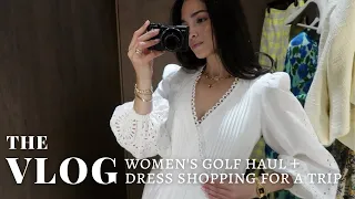 WOMENS GOLF OUTFIT HAUL + DRESS SHOPPING & SOLO DATE | VLOG S5:E13 | Samantha Guerrero