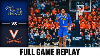 Pitt vs. Virginia Full Game Replay | 2023-24 ACC Men's Basketball