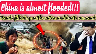 Crazy Flood Sweeps Away Everything in China| China Floods