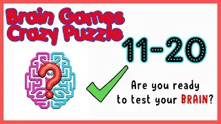 Brain Games Crazy Puzzle Level 11 12 13 14 15 16 17 18 19 20 Walkthrough Solution