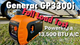 Generac GP3300i Load Test and first start up generator review