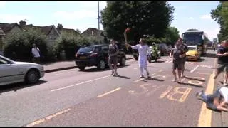 FAIL: Olympic Torch Relay London - Woman falls on her face