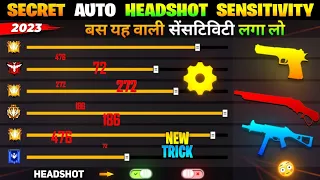 Free Fire Max Auto Headshot Trick 2023 Sensitivity | 2gb, 4gb, 6gb Ram Headshot Sensitivity Setting