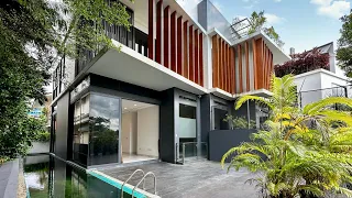 Touring this 5,030 sqft 5 Bed, 5 Bath Semi-D House with Lift & Pool in Novena, Dyson Rd, Singapore