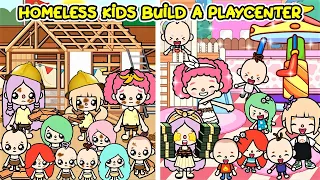 Homeless Kids Built A Playcentre. They Became Billionaires 😇💵 I Sad Story Toca Life Story  Toca Boca