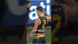 Adelaide crows robbed of a place in the finals by a bad umpire call #afl #adelaidecrows