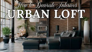 How to Decorate Urban Loft Style Interiors: Modern, Chic & Industrial