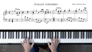 Bach Italian Concerto (complete) FEURICH 133 Upright Piano
