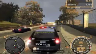 NFS MW: Testing the AI Police Vehicles in Pursuits