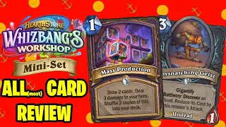 Hearthstone's NEW Miniset is Incredible! Dr Boom's Incredible Inventions Card Review