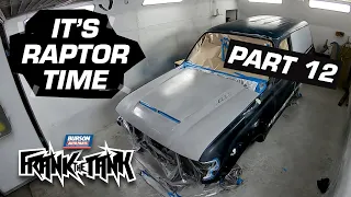 V8 Landcruiser PANEL VAN build [EP12] - Raptor PAINT JOB!