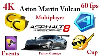 Asphalt 8 - Aston Martin Vulcan - The ULTIMATE Multiplayer Monster - 4K 60 fps