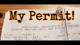 I got my permit! (but no hug)