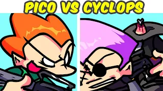 Friday Night Funkin' Pico VS Cyclops | FNF Pico School Fanmade (FNF MOD/Pico Day)