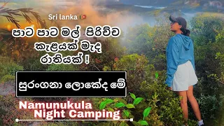 වැස්සට හැඩවුණු දෙවියන්ගෙ අඩවිය | Namunukula camping  | nadee jayarathne