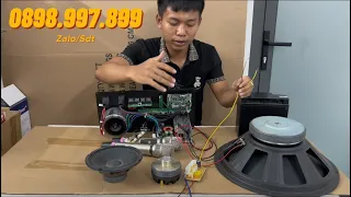 HƯỚNG DẪN RÁP LOA KÉO 4 TẤC 3 ĐƯỜNG TIẾNG, ĐẤU DÂY ĐƠN GIẢN,AI CŨNG LÀM ĐƯỢC ZALO 0898.997.899