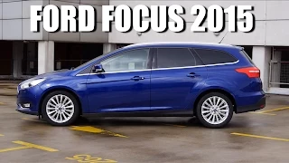 Ford Focus Mk3 2015 estate FL 1.5 TDCi 120 hp (ENG) - Test Drive and Review