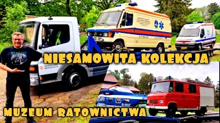 ratuje kolekcję samochodów Muzeum Ratownictwa w Krakowie