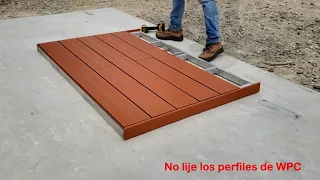 VIDEO INSTALACION PISOS DECK WPC.