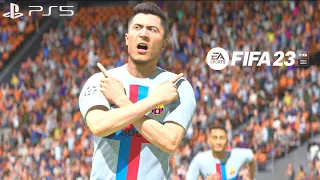 FIFA 23 [PS5] Barcelona vs. Inter - UEFA Champions League Full Match Gameplay | 4K HDR 60FPS