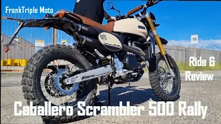 Caballero Scrambler 500 Rally First Ride