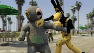 BORIS HA LLEGADO A LA CIUDAD Y PELEA CON SLENDYTUBBIE (GTA 5 Mods) | DeGoBooM