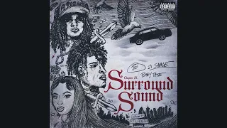 JID - Surround Sound (feat. 21 Savage and Baby Tate) (Slowed And Reverbed)