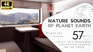 ... hours of pleasant natural sounds - on the train .