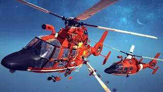 Helicopter Crashes & Shootdowns #33 | Besiege