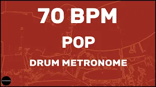 Pop | Drum Metronome Loop | 70 BPM