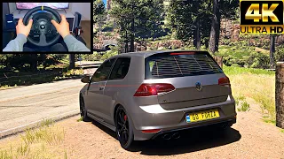 Volkswagen Golf R | Forza Horizon 5 | Thrustmaster TX Steering Wheel Gameplay